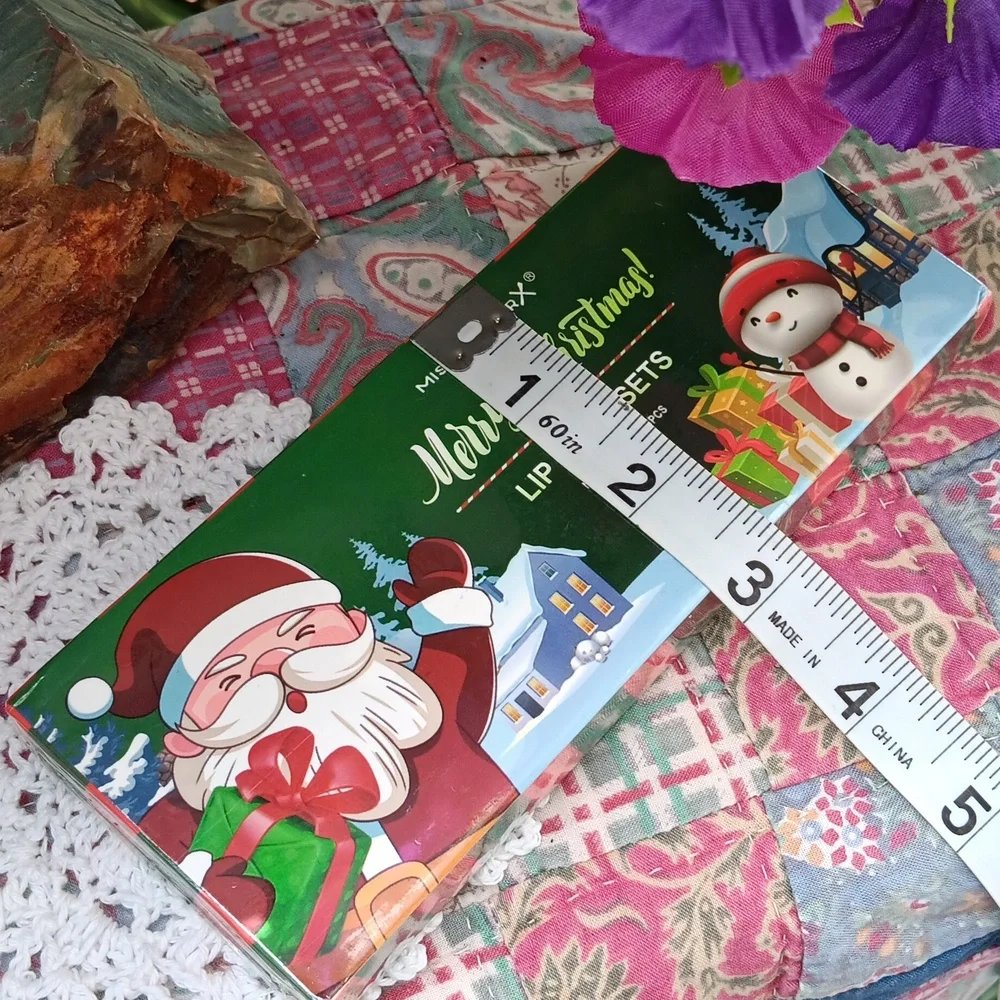 🆕️LAST 1🎅10 FESTIVE LIP BALM CHRISTMAS GIFT BOXED - MULTI~FLAVOR COLLECTION